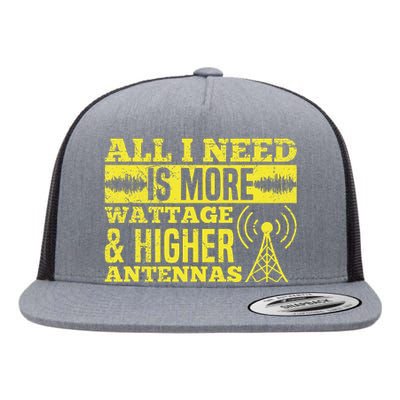 HAM Radio Professional Design for a Ham radio  Flat Bill Trucker Hat