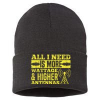 HAM Radio Professional Design for a Ham radio  Sustainable Knit Beanie