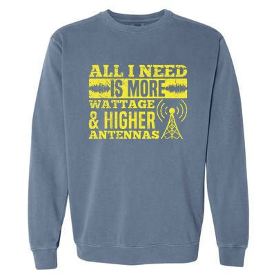 HAM Radio Professional Design for a Ham radio  Garment-Dyed Sweatshirt