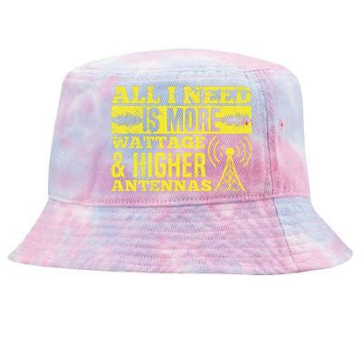 HAM Radio Professional Design for a Ham radio  Tie-Dyed Bucket Hat