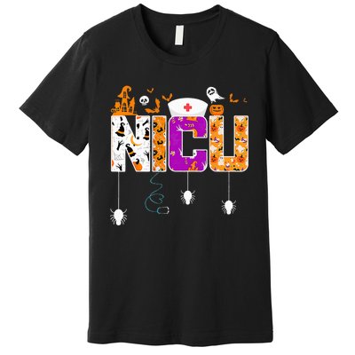 Halloween Retro Party for NICU Nurses and Nursing Students Premium T-Shirt