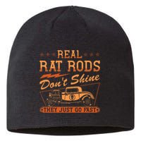 Hot Rod Rusty Car Dont Shine Vintage Rat Rod Sustainable Beanie