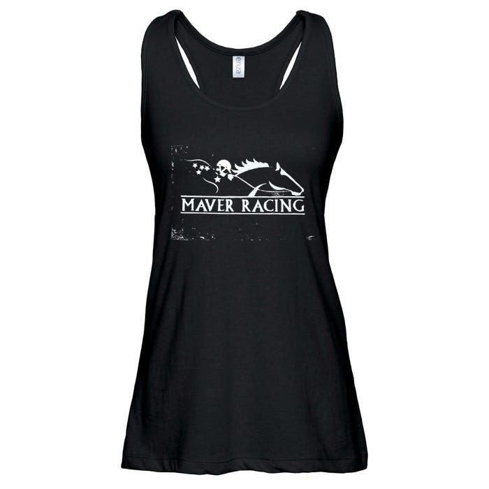 Horse Racing Racehorse Mavers Racing Racing Jockey Ladies Essential Flowy Tank