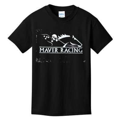 Horse Racing Racehorse Mavers Racing Racing Jockey Kids T-Shirt