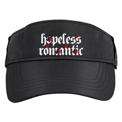 Hopeless Romantic Roses Rose Aesthetic Grunge Gothic Goth Adult Drive Performance Visor