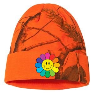 Happy Retro Rainbow Flower Kati Licensed 12" Camo Beanie