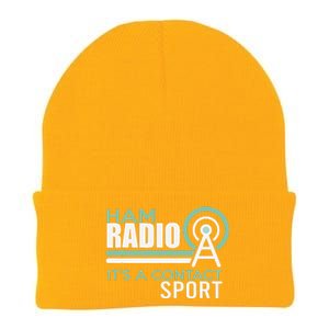 Ham Radioham Radio ItS A Contact Sport Knit Cap Winter Beanie