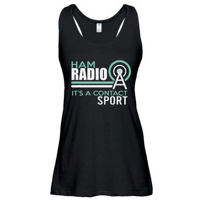 Ham Radioham Radio ItS A Contact Sport Ladies Essential Flowy Tank