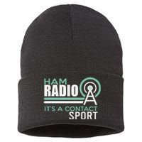 Ham Radioham Radio ItS A Contact Sport Sustainable Knit Beanie