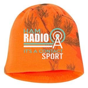 Ham Radioham Radio ItS A Contact Sport Kati - Camo Knit Beanie