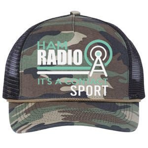 Ham Radioham Radio ItS A Contact Sport Retro Rope Trucker Hat Cap