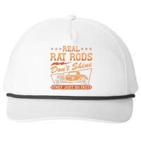 Hot Rod Rusty Car Dont Shine Vintage Rat Rod  Snapback Five-Panel Rope Hat