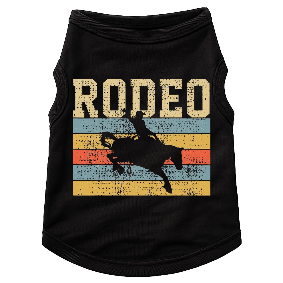 Horse Riding Retro Vintage Western Country Doggie Tank