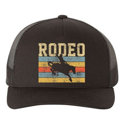 Horse Riding Retro Vintage Western Country Yupoong Adult 5-Panel Trucker Hat