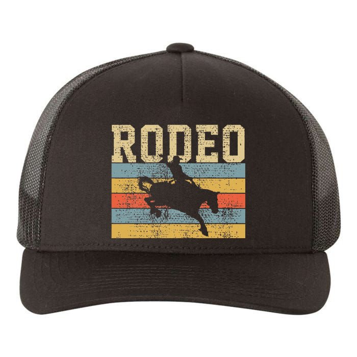 Horse Riding Retro Vintage Western Country Yupoong Adult 5-Panel Trucker Hat