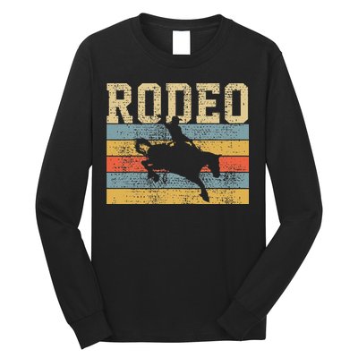 Horse Riding Retro Vintage Western Country Long Sleeve Shirt