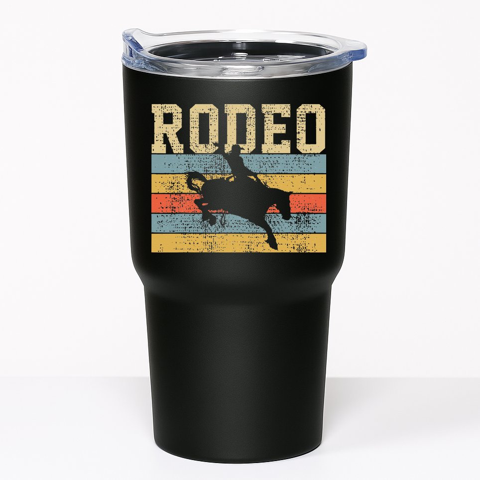 Horse Riding Retro Vintage Western Country Tumbler