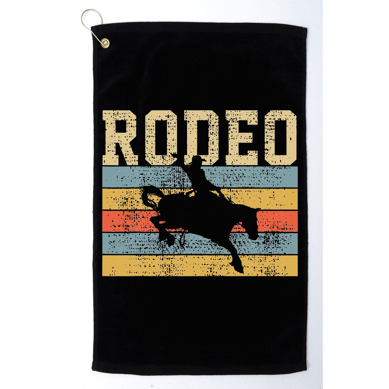 Horse Riding Retro Vintage Western Country Golf Towel