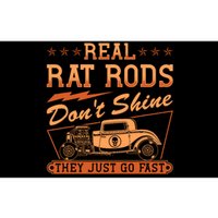 Hot Rod Rusty Car Dont Shine Vintage Rat Rod Bumper Sticker