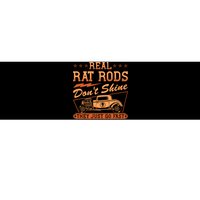 Hot Rod Rusty Car Dont Shine Vintage Rat Rod Bumper Sticker