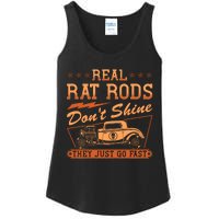 Hot Rod Rusty Car Dont Shine Vintage Rat Rod Ladies Essential Tank