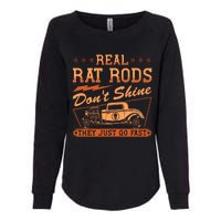 Hot Rod Rusty Car Dont Shine Vintage Rat Rod Womens California Wash Sweatshirt