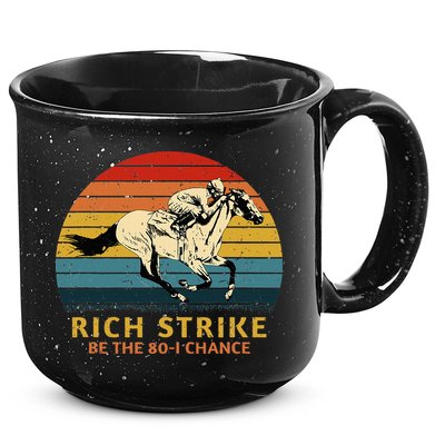 Horse Racing Rich Strike Be The 801 Chance Derby Winner 15oz Campfire Ceramic Mug