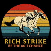 Horse Racing Rich Strike Be The 801 Chance Derby Winner Womens Tank Top