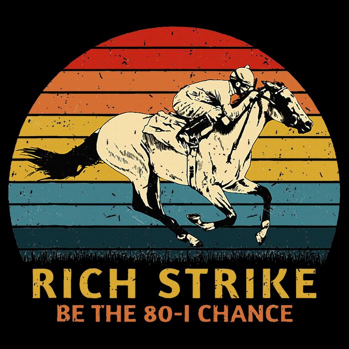Horse Racing Rich Strike Be The 801 Chance Derby Winner Womens Tank Top