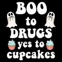 Halloween Red Ribbon Week Say BOO To Say Yes To Cupcakes Cooling Performance Long Sleeve Crew