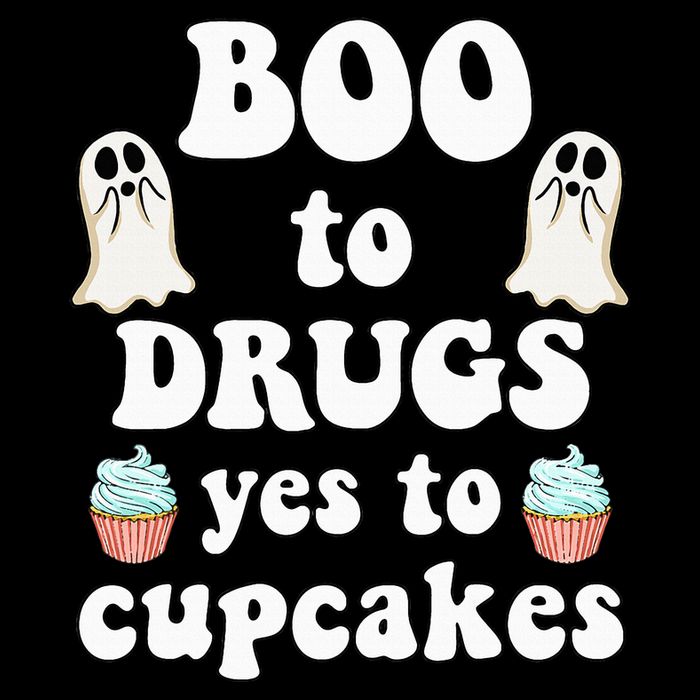 Halloween Red Ribbon Week Say BOO To Say Yes To Cupcakes Cooling Performance Long Sleeve Crew