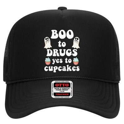 Halloween Red Ribbon Week Say BOO To Say Yes To Cupcakes Trucker Hat