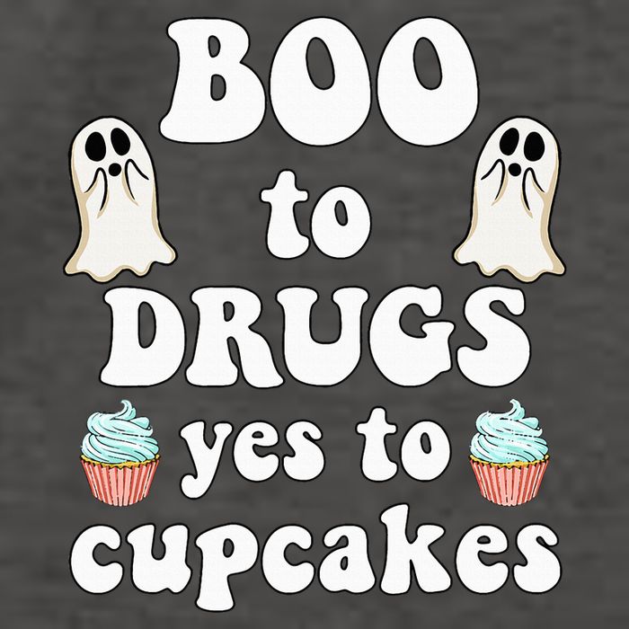 Halloween Red Ribbon Week Say BOO To Say Yes To Cupcakes Vector Backpack