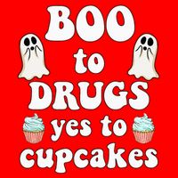 Halloween Red Ribbon Week Say BOO To Say Yes To Cupcakes 16 in Basic Backpack