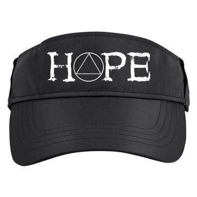 Hope Recover Sobriety Recovery Alcoholic Sober Adult Drive Performance Visor