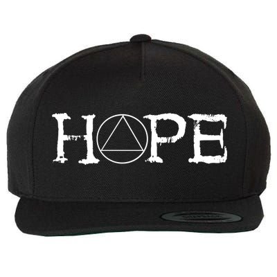 Hope Recover Sobriety Recovery Alcoholic Sober Wool Snapback Cap