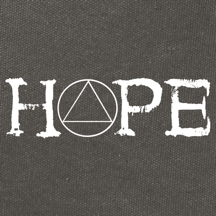 Hope Recover Sobriety Recovery Alcoholic Sober Cotton Canvas Backpack