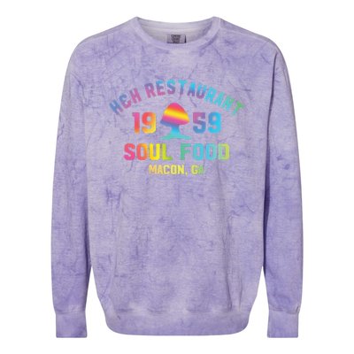 H&H Restaurant Soul Food Macon Ga 1959 Colorblast Crewneck Sweatshirt