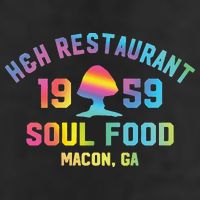 H&H Restaurant Soul Food Macon Ga 1959 7 Panel Mesh Trucker Snapback Hat