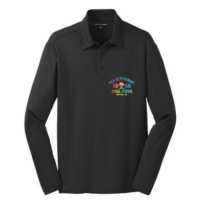 H&H Restaurant Soul Food Macon Ga 1959 Silk Touch Performance Long Sleeve Polo