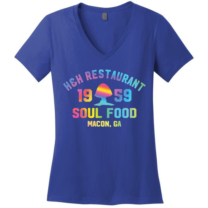 H&H Restaurant Soul Food Macon Ga 1959 Women's V-Neck T-Shirt