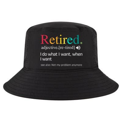 Hilarious Retirement Saying Funny Retire Quote Cool Comfort Performance Bucket Hat