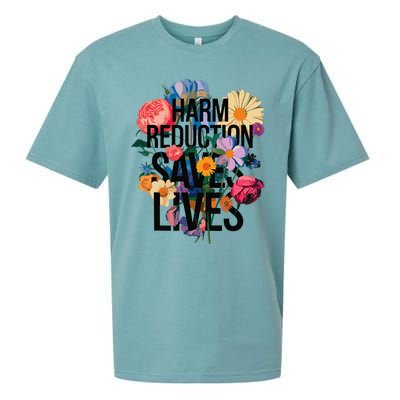 Harm Reduction Saves Lives Mental Health Awareness Month Sueded Cloud Jersey T-Shirt