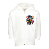 Harm Reduction Saves Lives Mental Health Awareness Month Toddler Zip Fleece Hoodie