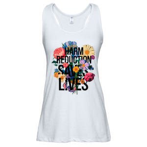 Harm Reduction Saves Lives Mental Health Awareness Month Ladies Essential Flowy Tank