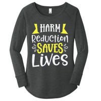 Harm Reduction Saves Lives Women's Perfect Tri Tunic Long Sleeve Shirt