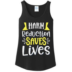 Harm Reduction Saves Lives Ladies Essential Tank