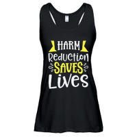 Harm Reduction Saves Lives Ladies Essential Flowy Tank