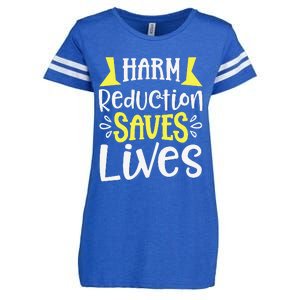 Harm Reduction Saves Lives Enza Ladies Jersey Football T-Shirt