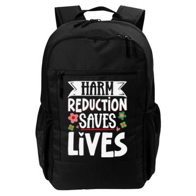 Harm Reduction Saves Lives Daily Commute Backpack